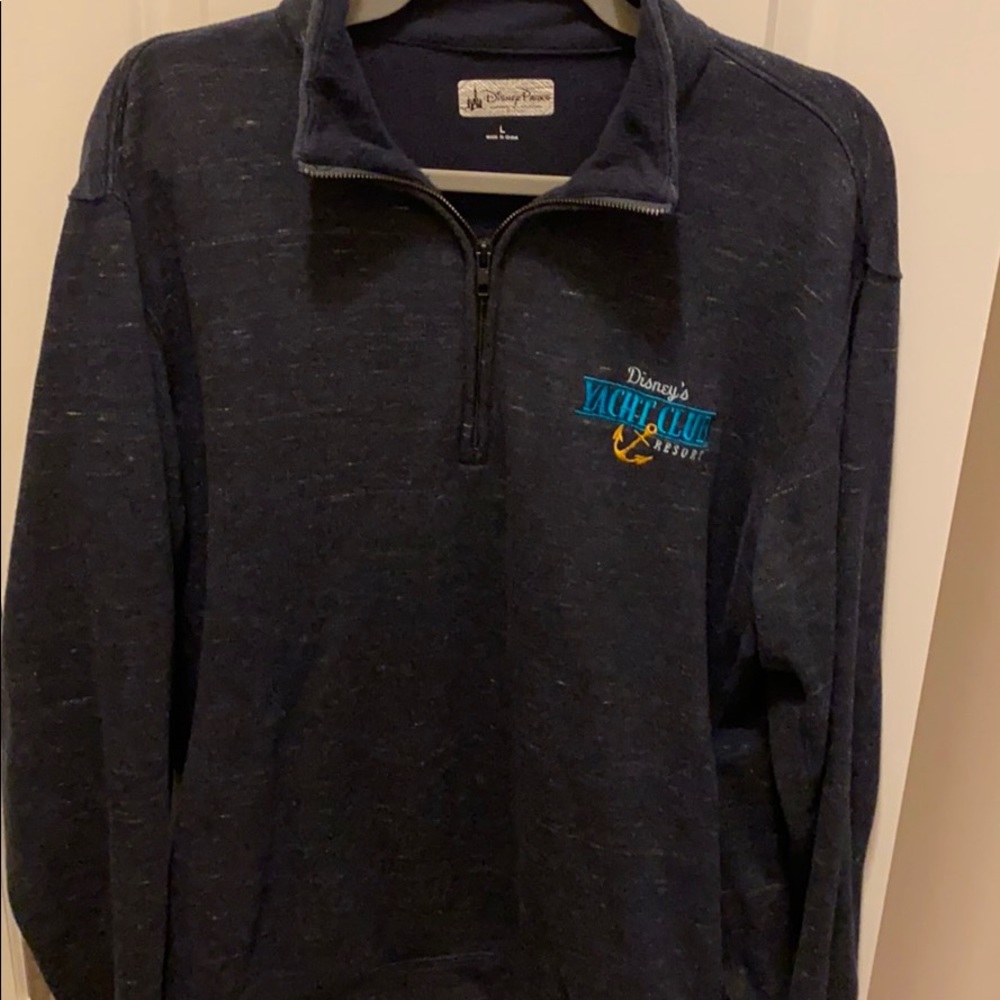 Disney Yacht Club 1/4 zip sweatshirt